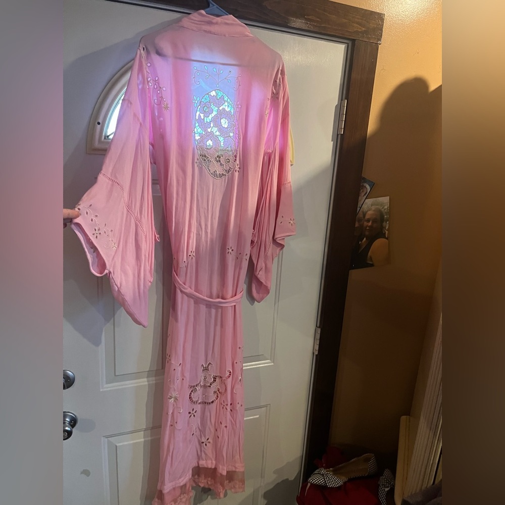 Spell and the Gypsy pink Bonita kimono & Spell Posy bikini - Picture 2 of 6